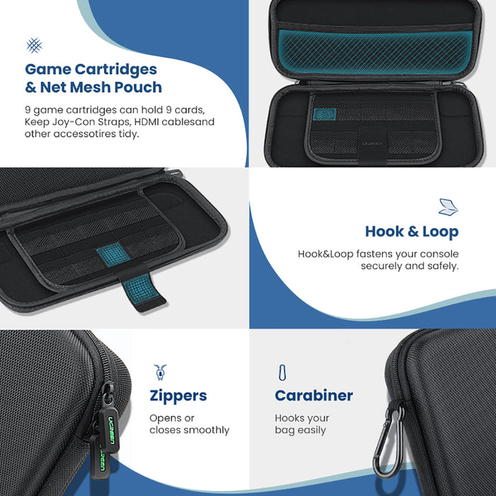 UGREEN Portable Carry Case For Nintendo Switch - Black - UG-50974