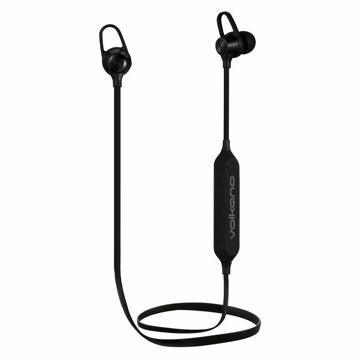 Volkano Rush 2.0 Series Bluetooth Earphones With Microphone - Black - VOLK-VK-1106/BLK